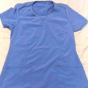 Medium Cherokee Infinity Ceil Blue Scrub Top